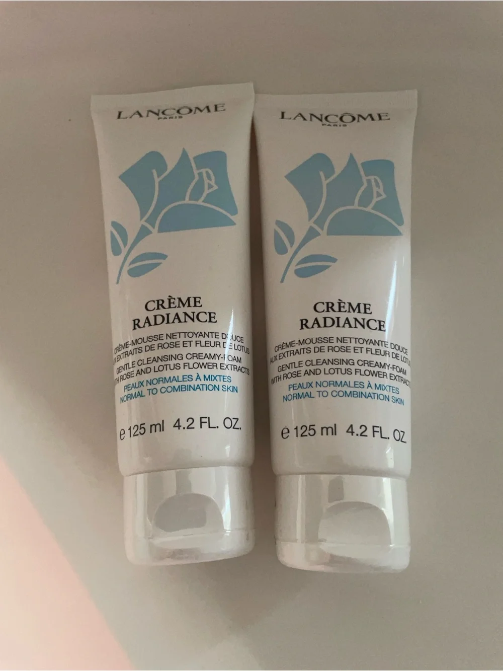 Lancome Crème Radiance Gentle Cleansing Cream x 2